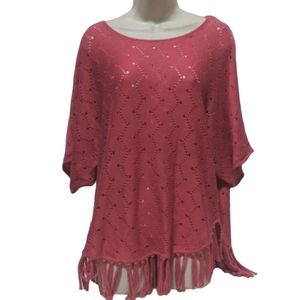 Hot Pink NY Collection Knit Pullover Top